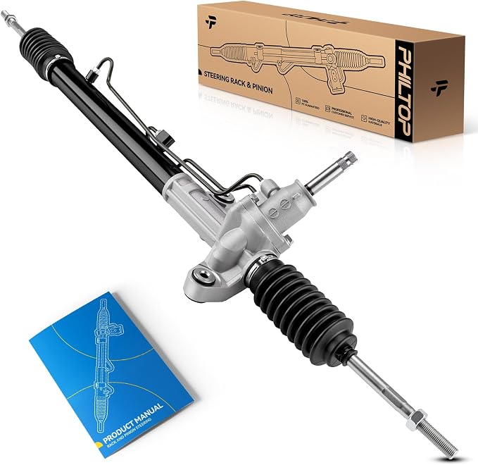 PHILTOP Power Steering Rack and Pinion Assembly for 1996-2000 Civic(Exc.Si) | Replace No.53601S04A51, 53601S04A54, 53010S04000, 53010S04J51, 53601S04A53, 261769