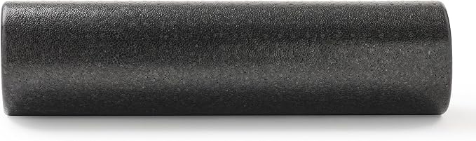 Sunny Health & Fitness 24" Black High-Density Yoga Foam Roller | Muscle Relief, Physical Therapy, Post-Workout Recovery, Improved Flexibility, Home, Gym, Rehab Use, Full-Body Use