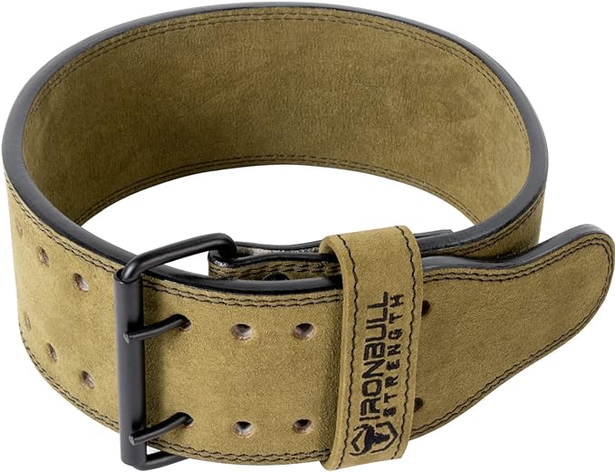 Powerlifting Belt - IPF Approved – Weight Lifting Belt 10mm - Prong Weightlifting Belt for Squats, Deadlift, and Bench Press – Lifting Belt Leather 4in for Men and Women – Back Brace for Gym, Workout, Strength Training, Strongmen & Power Lift