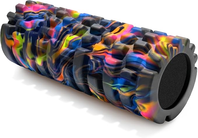 321 Strong Foam Roller - Medium Density Deep Tissue Massager for Muscle Massage and Myofascial Trigger Point Release, with 4K eBook