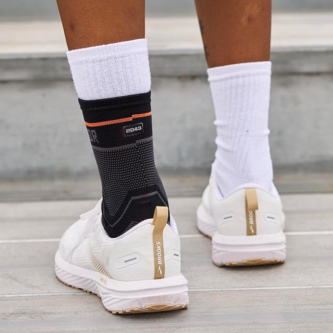 Shock Doctor Compression Knit Ankle Sleeve with Gel Support
