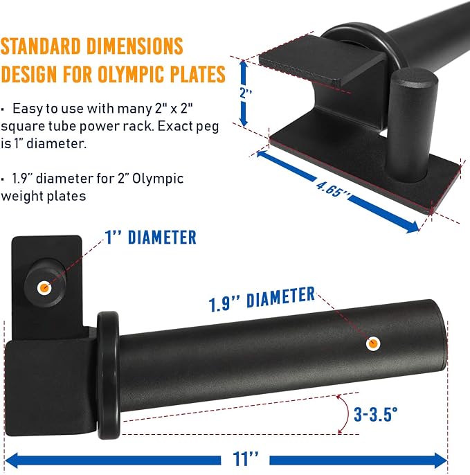 Yes4All Olympic Weight Plate Holder Attachment