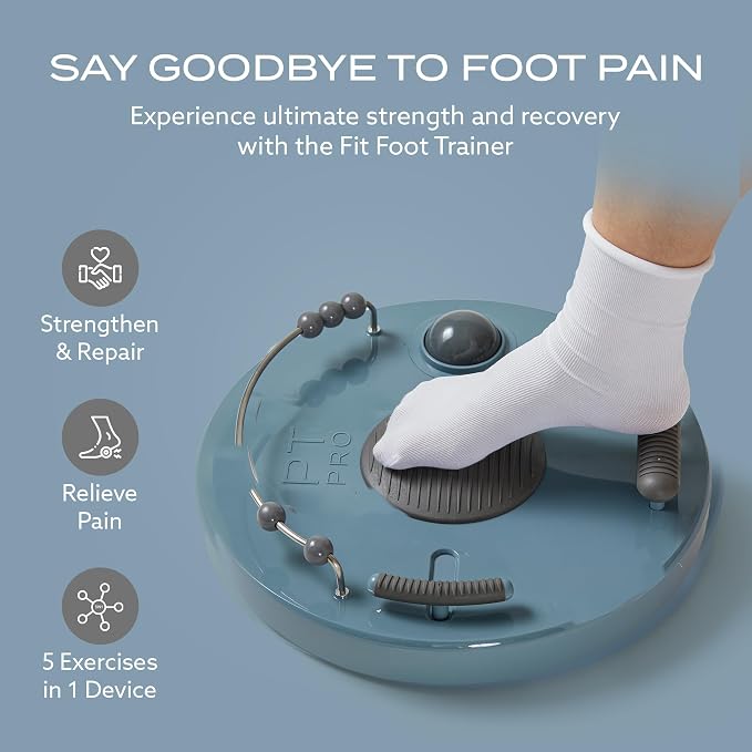 Ultra Foot Trainer, 5-in-1 Foot & Ankle Exerciser, Plantar Fasciitis Relief