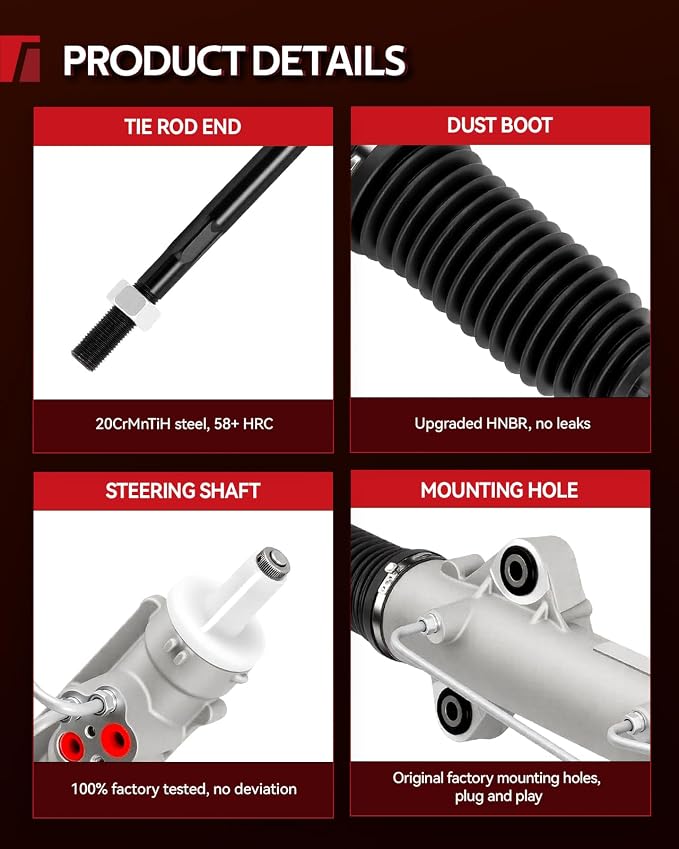 Torchbeam Power Steering Rack and Pinion Assembly Replace for Sprinter 1500 2019,Sprinter 2500 2007-2019,Sprinter 3500 2007-2019,OE 22-3044