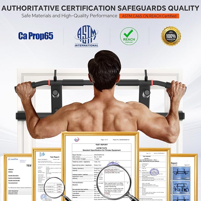 Ally Peaks Pull Up Bar for Doorway，Adjustable Handle Width Pullup Bar with 2Pcs Exercise Resistance Bands，New 2026 Upgraded At Home Workout Equipment Chin Up Bar，Multiple Original U.S. Patents