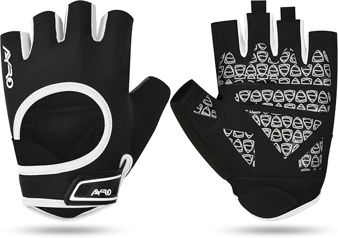 AYRO Breathable Weight Lifting Gloves, Gym Gloves for Men & Women with Extra Grip, Workout Glove for Men with Full Palm Protection, Removal with Durable Closure, for Weightlifting