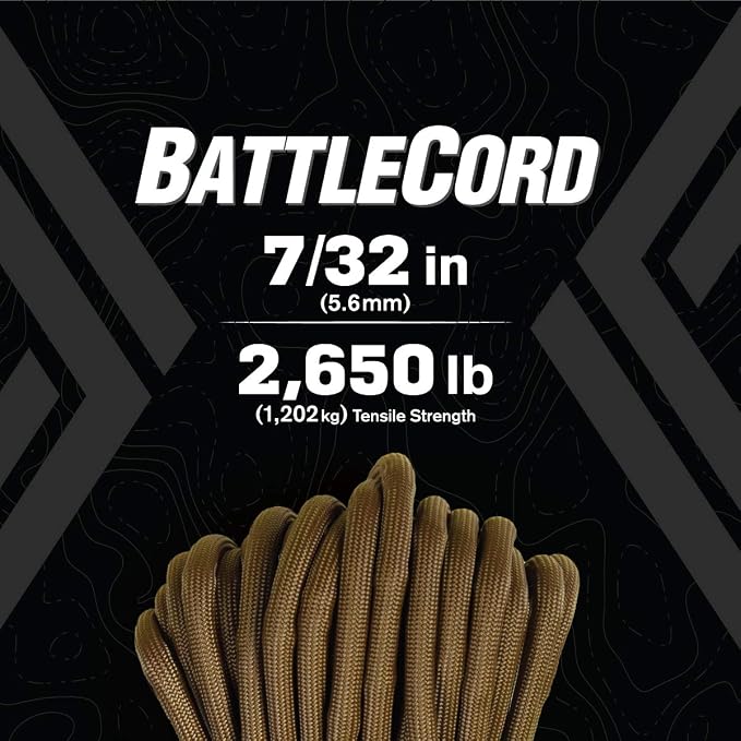 Atwood Rope MFG 5.6MM BattleCord - 2650lb Tensile Strength