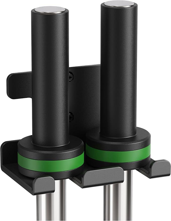 Barbell Rack Barbell Holder Wall Mount Barbell Storage Holder Olympic Bar Hanger for Home, Commercial, Garage Gym