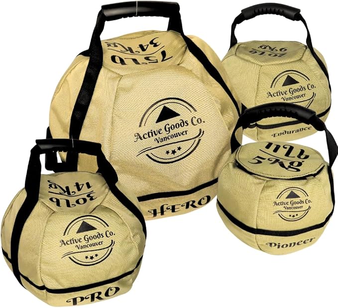 ActiveGoodsCo. Kettlebell Sandbag for fitness workout, different sizes Up to 75lb.