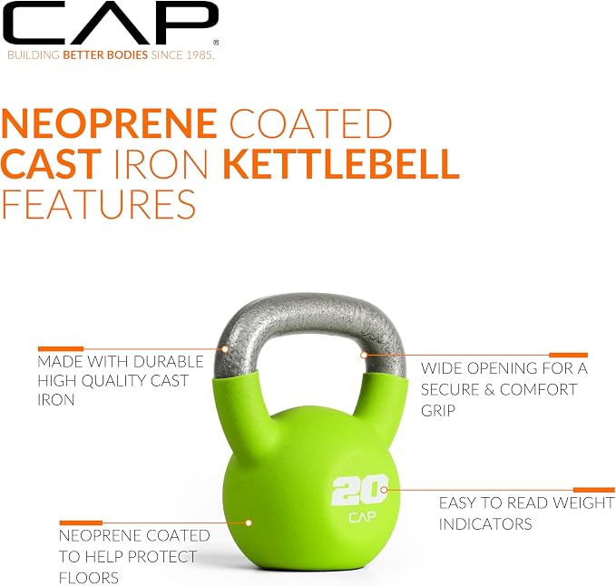 CAP Neoprene Coated Kettlebells - Multiple Sizes