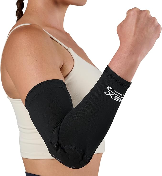McDavid HEX Shooter Arm Sleeve Single Padded Compression Sleeve Basketball Football Sports Protection
