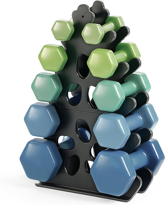 5-Tier | 4-Tier Dumbbell Rack Only Weight Racks For Free Weights Dumbbell Tower (No Dumbbells Rack Only)