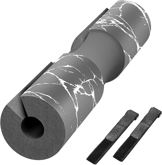 POWER GUIDANCE Barbell Squat Pad - Neck & Shoulder Protective Pad - Great for Squats, Lunges, Hip Thrusts, Weight Lifting & More - Fit Standard and Olympic Bars Perfectly