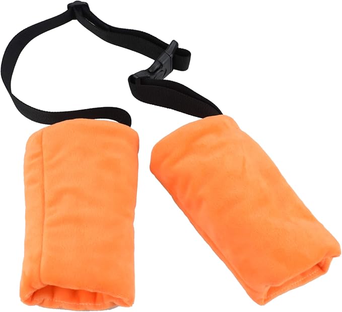 Dog Elbow Protector Fleece Elbow Sleeves with Cotton Pad for Dogs Prevent Injury (Small)