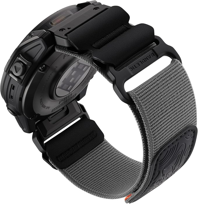 Bandletic 22mm Quick Fit Compatible with Garmin Instinct 3 2 Watch Band | CSPE Rib Bonds Buckle,Durable,Adjustable for Fenix 8 E 47mm/7 6 Pro/5 Plus/Forerunner 965/955/945/Approach S70/S62/S60/Epix