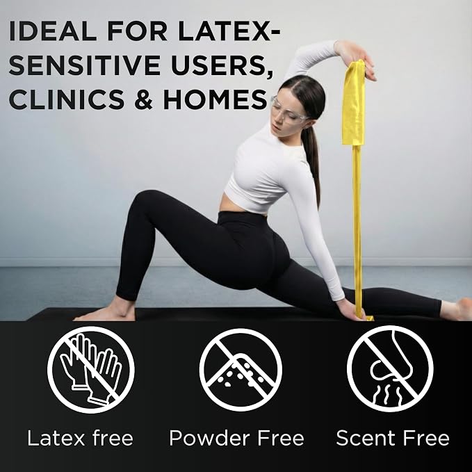 THERABAND Resistance Band, Gold, Max, 25-Yard Roll, Latex-Free, Elastic Band for Exercise, Physical Therapy, Yoga, Pilates, Stretching, Home Workouts, Color-Coded for Easy Resistance Levels