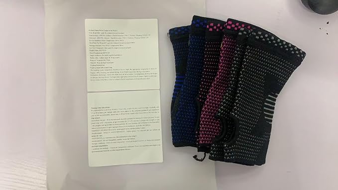 Wrist Compression Sleeves (Pair) for Carpal Tunnel and Pain Relief Treatment,Wrist Support for Women and Men.Breathable and Sweat-Absorbing carpal tunnel wrist brace