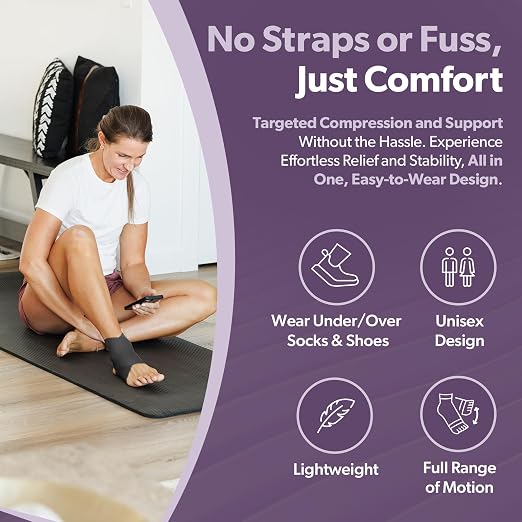 BraceAbility Ankle Compression Sleeve, Ankle Support Brace for Sprained Ankle, Swelling, Tendonitis, Foot Compression Wrap for Running, Ankle Support for Women and Men (X-Large - Black)