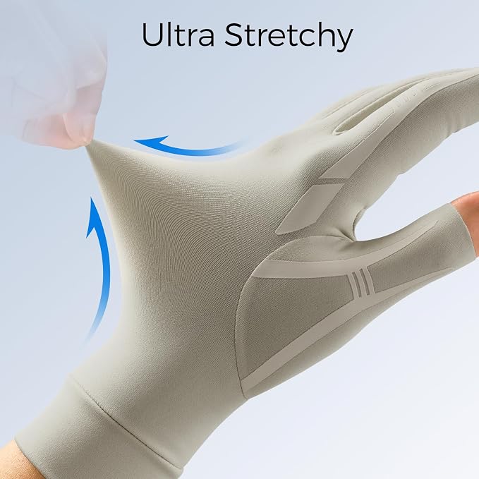 FREETOO All-Around Compression Arthritis Gloves for Women Men for Pain | Carpal Tunnel Relief,Hand Compression,Swelling,Trigger Finger,Edema;Crochet,Typing,Sleeping,Work,Gaming,Driving,Daily Use