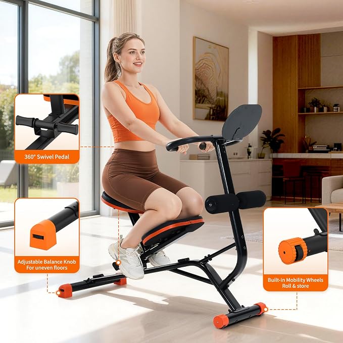 HXD-ERGO Stretching Machine for Full Body Flexibility, Quiet Back Stretcher for Home Gym, Lumbar Stretching, Rehab, Posture Correction, 220lbs Capacity