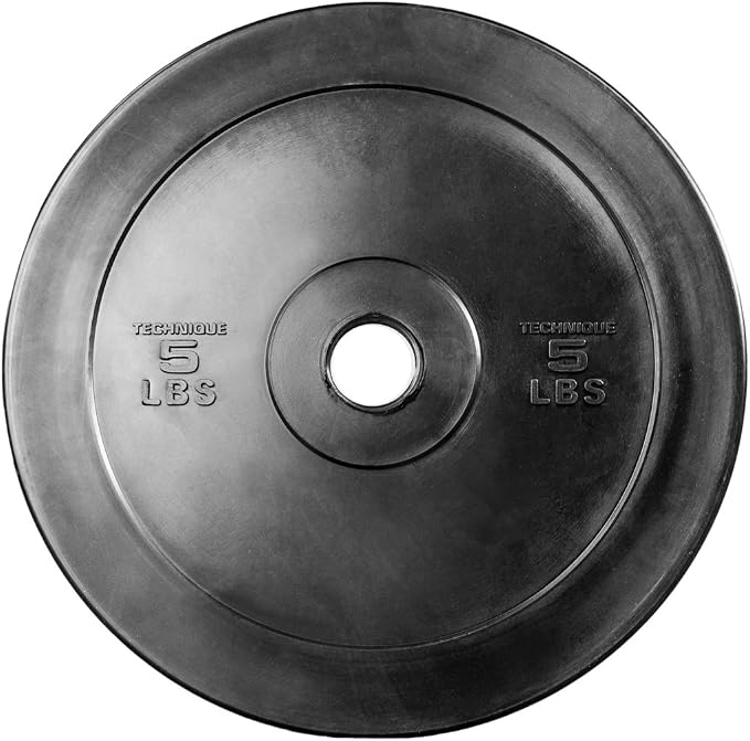 REP Fitness Rubber Bumper Plates, 5Lb to 370 lb Set Pairs, Olympic Standard Weights, Shock Absorbing Low Bounce Design, For Home Gyms, Fitness Centers, Strength Workouts, Barbell Use