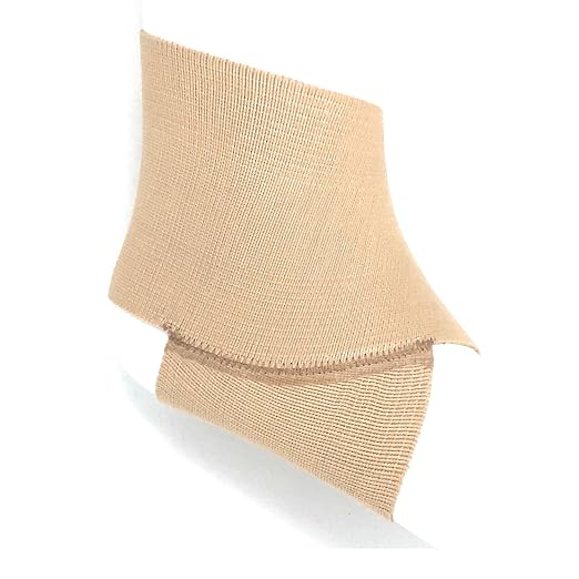 Champion Figure-8 Ankle Support, Light Elastic Compression Brace, Muscle Joint Recovery, Beige, 4X-Large