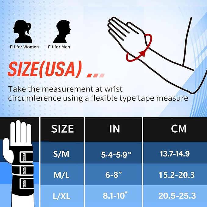 FEATOL Wrist Brace Hand Brace, Carpal Tunnel Wrist Splint Night Support for Women Men, Pain Relief Support -Tendonitis, Arthritis, Sprain, Left Hand, Small/Medium
