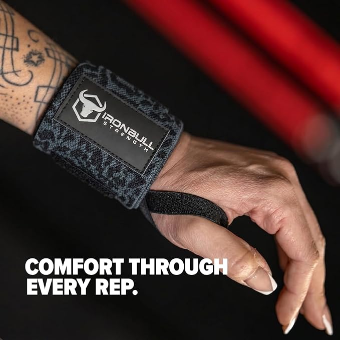 Wrist Wraps for Weightlifting (USPA & IPL Approved) - 18” Premium Quality Wrist Straps for Weightlifting - Weight Lifting Wrist Wraps with Thumb Loop - Best Gym Wrist Wraps for Lifting Weights, Curls & Dips - Lifting Wrist Wraps for Bench, Powerlifting...