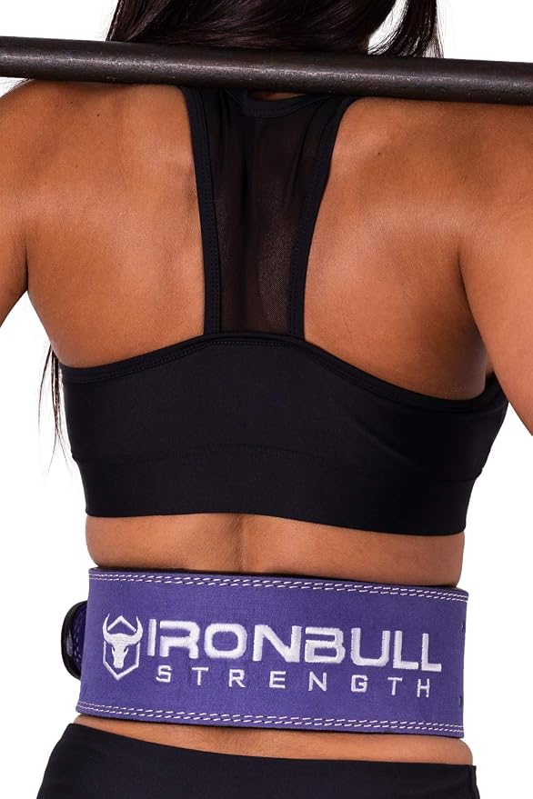 Powerlifting Belt - IPF Approved – Weight Lifting Belt 10mm - Prong Weightlifting Belt for Squats, Deadlift, and Bench Press – Lifting Belt Leather 4in for Men and Women – Back Brace for Gym, Workout, Strength Training, Strongmen & Power Lift