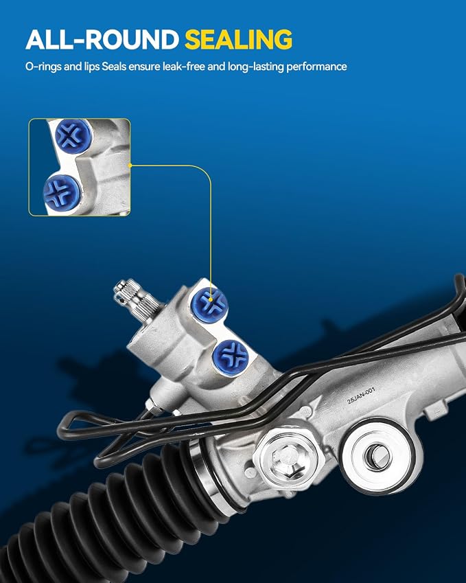 PHILTOP Power Steering Rack & Pinion Assembly for 2005 2006 2007 Murano AWD, Hydraulic Power Steering, OEM Replacement 26-3040