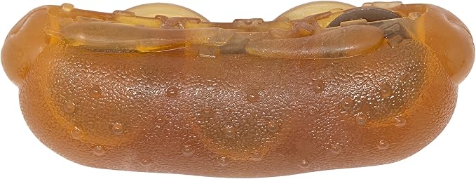 Starmark Treat Ringer Hot Dog Toy for Small Dogs (Pack of 2)