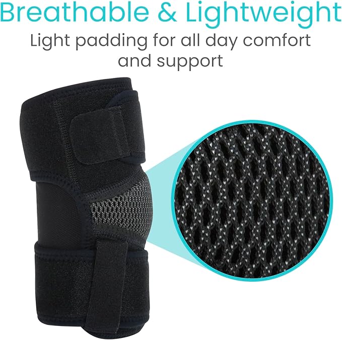 Vive Elbow Brace - Tennis Compression Sleeve - Wrap for Golfers, Bursitis | Left or Right Arm - Tendonitis Support Strap for Golf, Men and Women - Epicondylitis and Sports Recovery