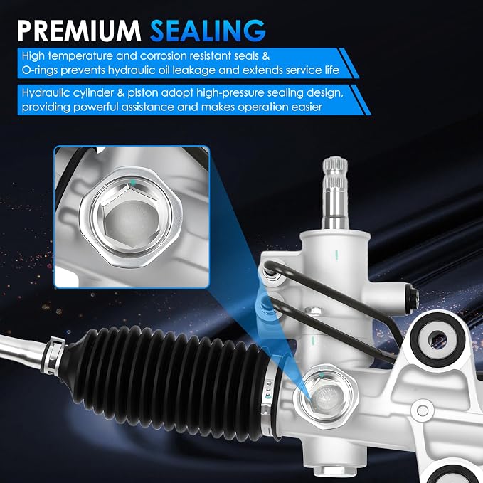 26-2754 Hydraulic Power Steering Rack and Pinion Fit for Honda Pilot 2009-2015 V6 3.5L Automotive Replacement Rack & Pinion Assembly 53601SZAA51 53601SZAA02 53601-SZA-A51
