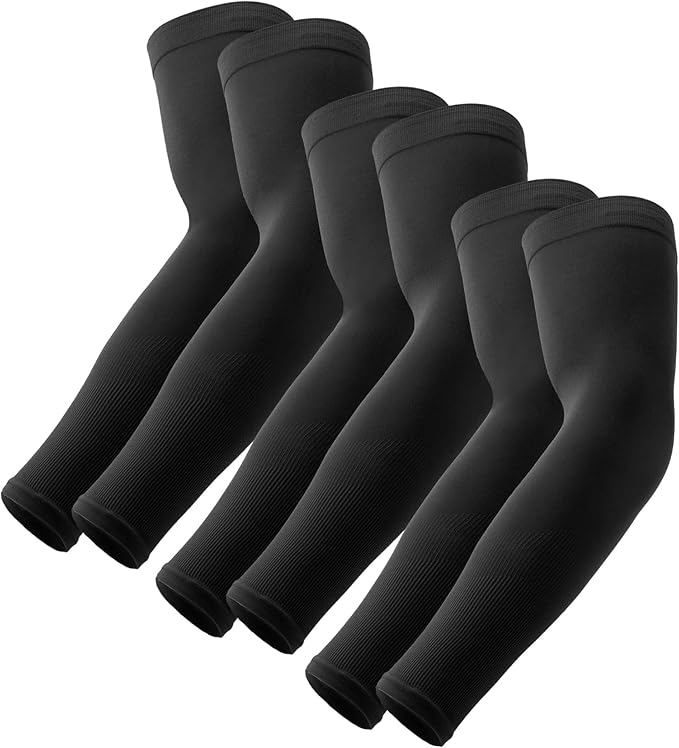 OutdoorEssentials UV Sun Sleeves for Men & Women, Cooling Arm Sleeves UPF 50+ | Golf, Tattoo Cover Up, Sun Protection