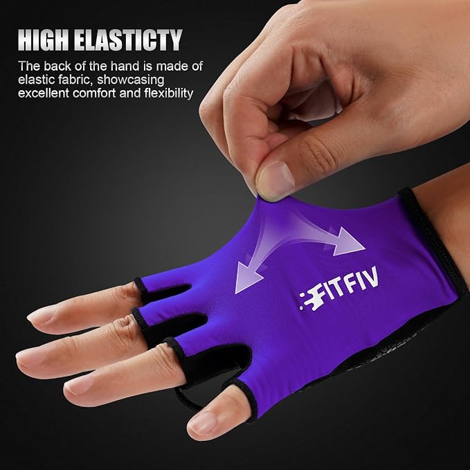 Cycling Gloves for Men Women, Half-Finger for Bike, Gym, Weight Lifting, Workout, Riding, Outdoor Sports