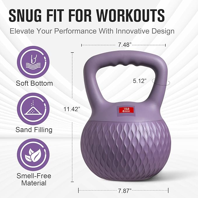Soft Kettlebell, Safe Strength Training Kettlebells for Women