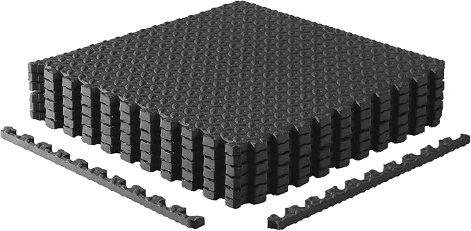 CAP Puzzle Exercise Mats | 3/4” Thick EVA Interlocking Foam Tiles for Home Gym Flooring | Multiple Options