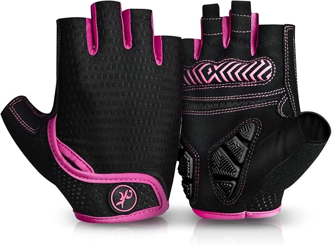Cycling Gloves Bicycle Road Bike Gloves, Half Finger 5MM Gel | Biking Gloves for Men Women Gym workout exercise Motorcycle Hiking Rowing Outdoor Sports