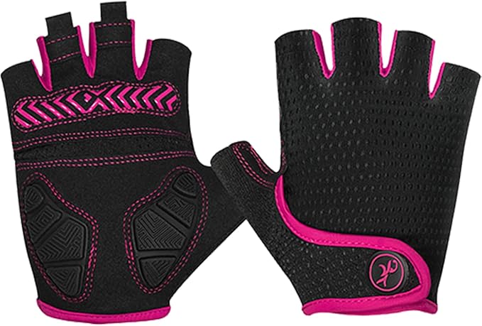 Cycling Gloves Bicycle Road Bike Gloves, Half Finger 5MM Gel | Biking Gloves for Men Women Gym workout exercise Motorcycle Hiking Rowing Outdoor Sports
