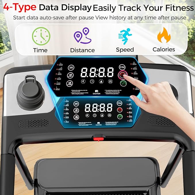 Foldable Treadmill for Home, 3-in-1 Walking Pad with Incline Handle Bar, 300LBS Capacity, 3.0HP Quiet Brushless, Small Treadmills for Small Spaces FutureGlide