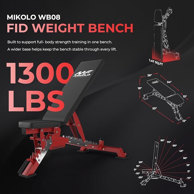 Mikolo HR06 Power Cage with Aluminum Pulleys, 2000LB Power Rack with Independent Dual Pulley System, Multi-Function Home Gym Workout Machine for Cable Crossover
