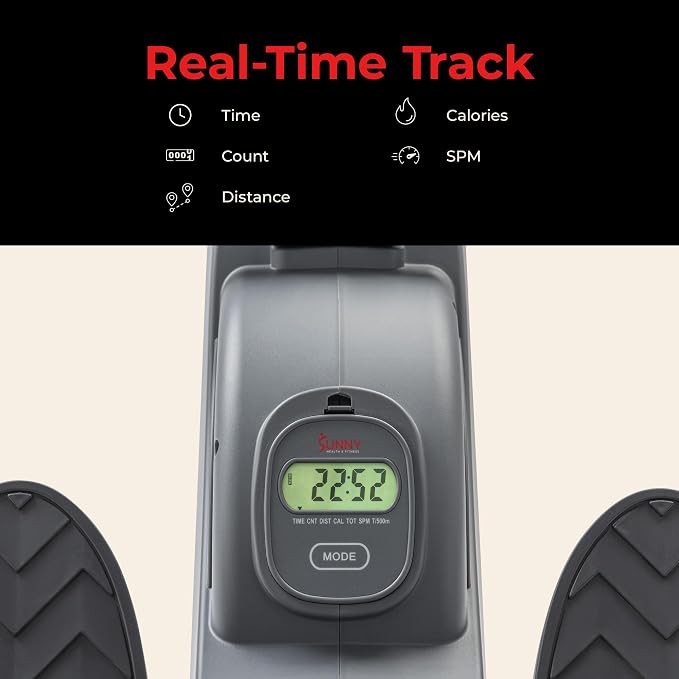 Sunny Health & Fitness Smart Magnetic Rower, Compact Quiet & Smooth Rowing Machine for Full-Body Cardio Exercise, Free SunnyFit Training App Connection