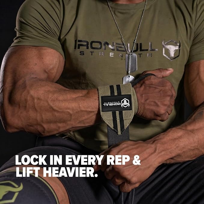 Wrist Wraps for Weightlifting (USPA & IPL Approved) - 18” Premium Quality Wrist Straps for Weightlifting - Weight Lifting Wrist Wraps with Thumb Loop - Best Gym Wrist Wraps for Lifting Weights, Curls & Dips - Lifting Wrist Wraps for Bench, Powerlifting...