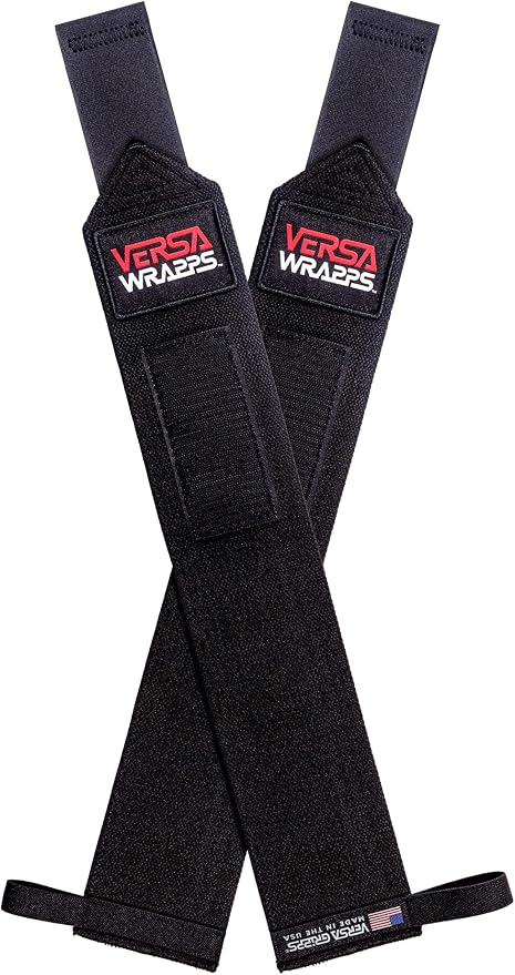 VERSA GRIPPS® Wrapps Wrist Wraps | Locks in Wrist Motion for Extreme Press Exercises, Handcrafted in the USA