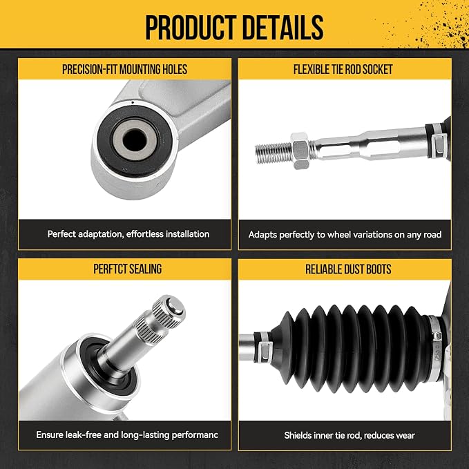 KAC Power Steering Rack and Pinion Replacement for Honda Civic 2011-2011 Base, DX, DX-G, EX, EX-L, GX, LX, LX-S, Hydraulic Rack and Pinion Assembly Replace 26-2763