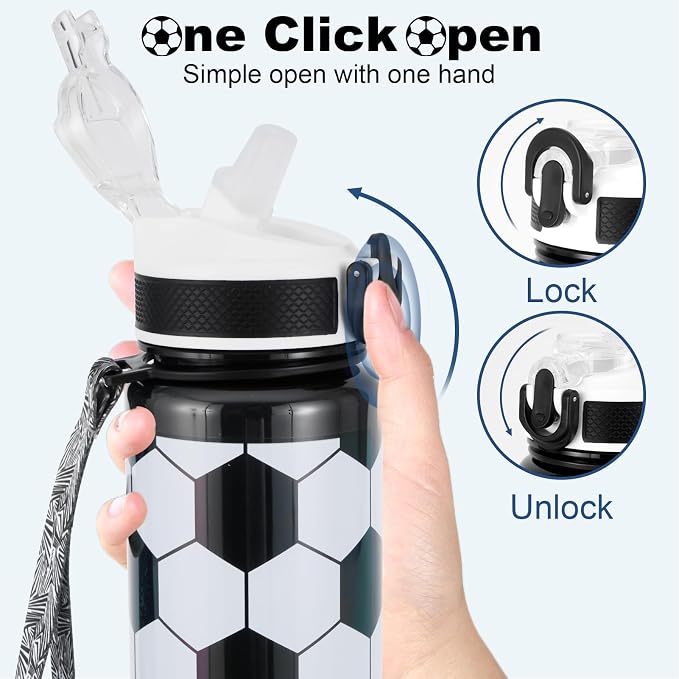 EYQ 32oz Water Bottle with Straw, Time Marker, Blue Purple | Blue Purple Tritan, BPA Free, Time Marker, Leakproof Lock Lid, Wide Mouth, for Gym, School, Office and Travel