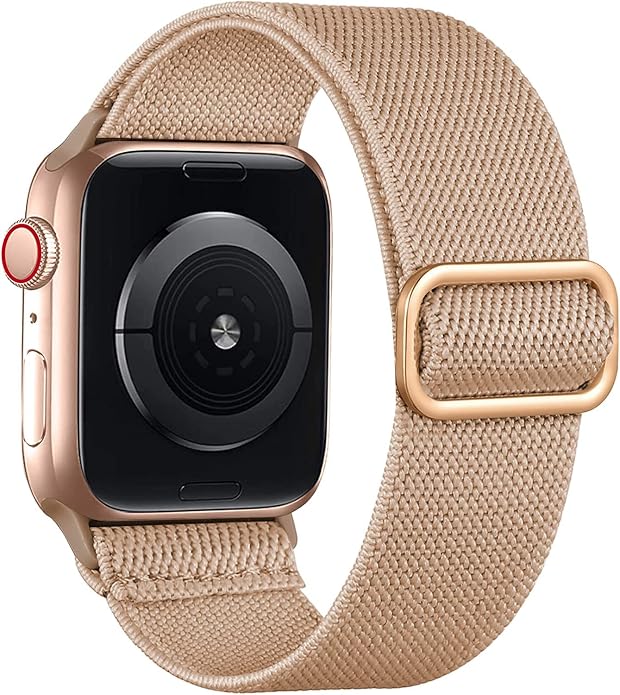 Lerobo Braided Band Compatible with Apple Watch Series 11 10 9 8 7 46mm 45mm 41mm Ultra SE 3 2 1 49mm Series 6 5 4 3 44mm 40mm 38mm 42mm Men iWatch Bands Women Stretchy Nylon Solo Loop Sport Strap