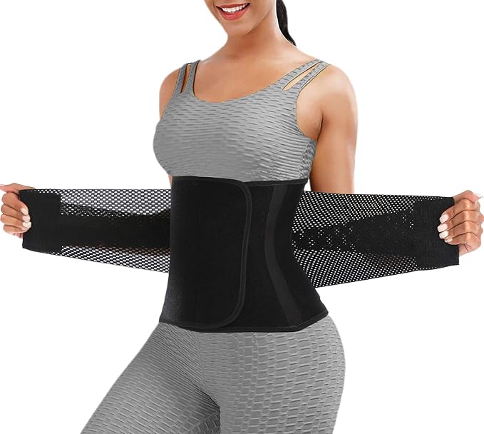 ChongErfei Waist Trainer Belt for Women & Man - Waist Trimmer Ab Belt | Tummy Control Body Shaper