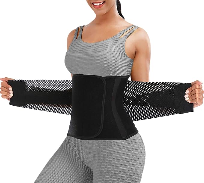 ChongErfei Waist Trainer Belt for Women & Man - Waist Trimmer Ab Belt | Tummy Control Body Shaper