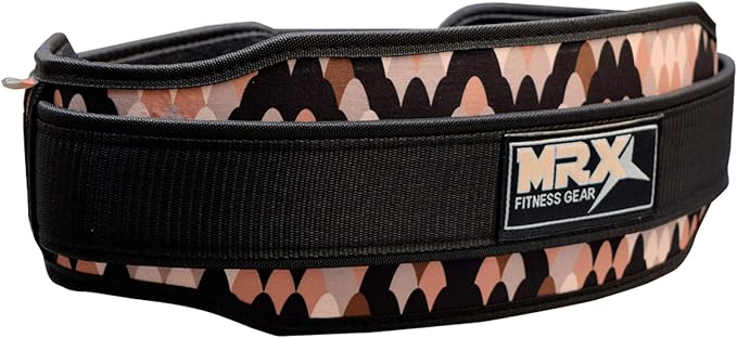 MRX Weight Lifting Belt with Double Back Support Gym Training 5" Wide Belts 11 Colors
